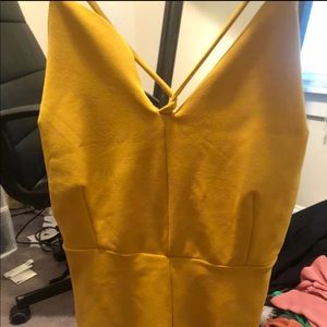 Large Yellow Love Culture Romper